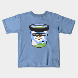 lactose intolerant ice-cream Kids T-Shirt